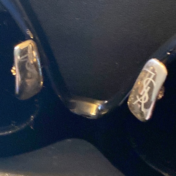 Saint Laurent SLM119F BLAZE 001 Black Oversized Cat Eye Women Sunglasses - Picture 14 of 17